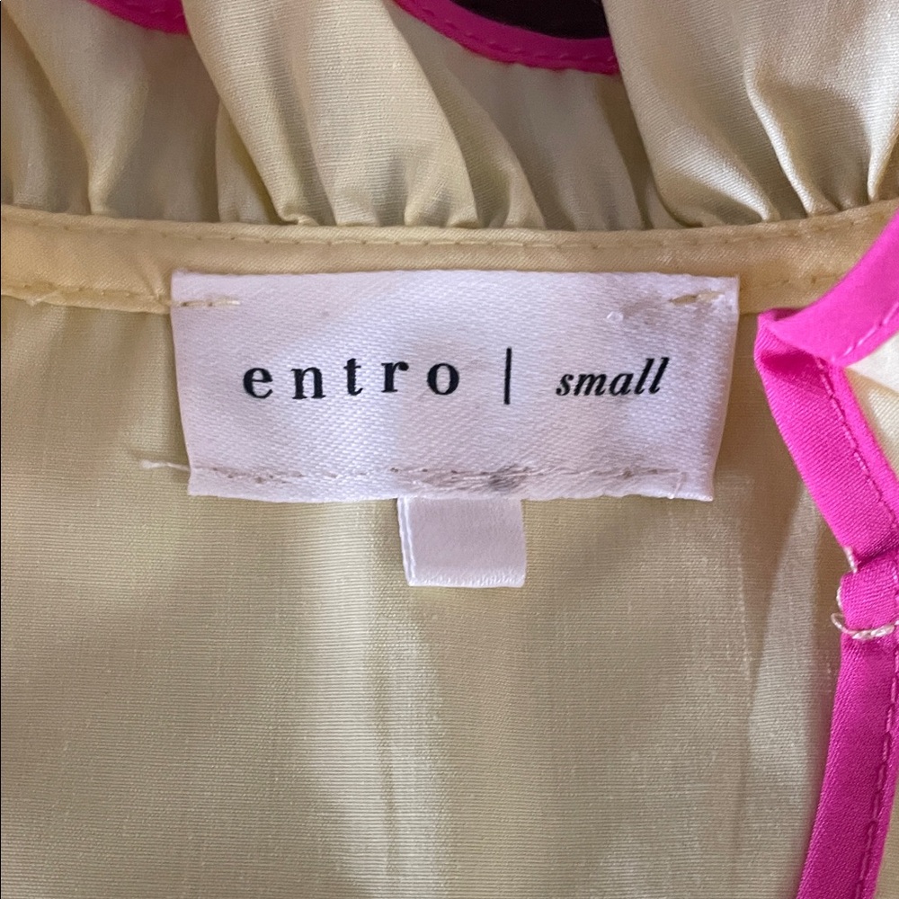 *2 Blouses* Entro Pink & Yellow Blouses - Picture 8 of 11